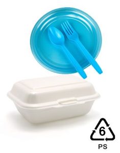 Plastik PS untuk styrofoam makanan
